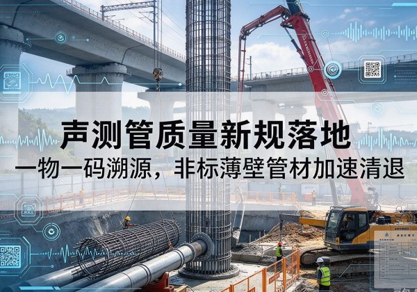 通许声测管质量新规落地，一物一码溯源，非标薄壁管材加速清退